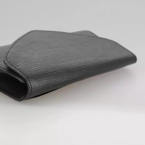 LOUIS VUITTON Epi Art Deco Clutch Bag Black M52632 LV Auth - Picture 7 of 16